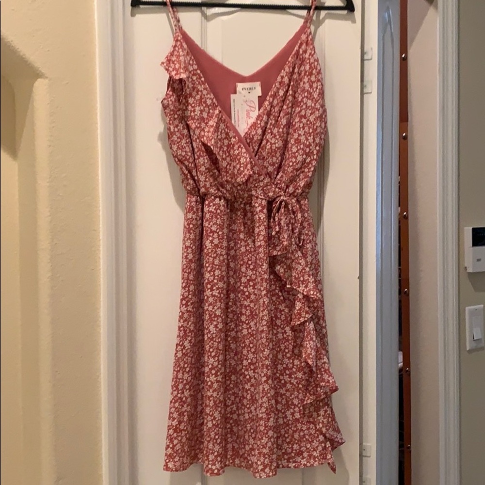 Pink Lilly Wrap Dress